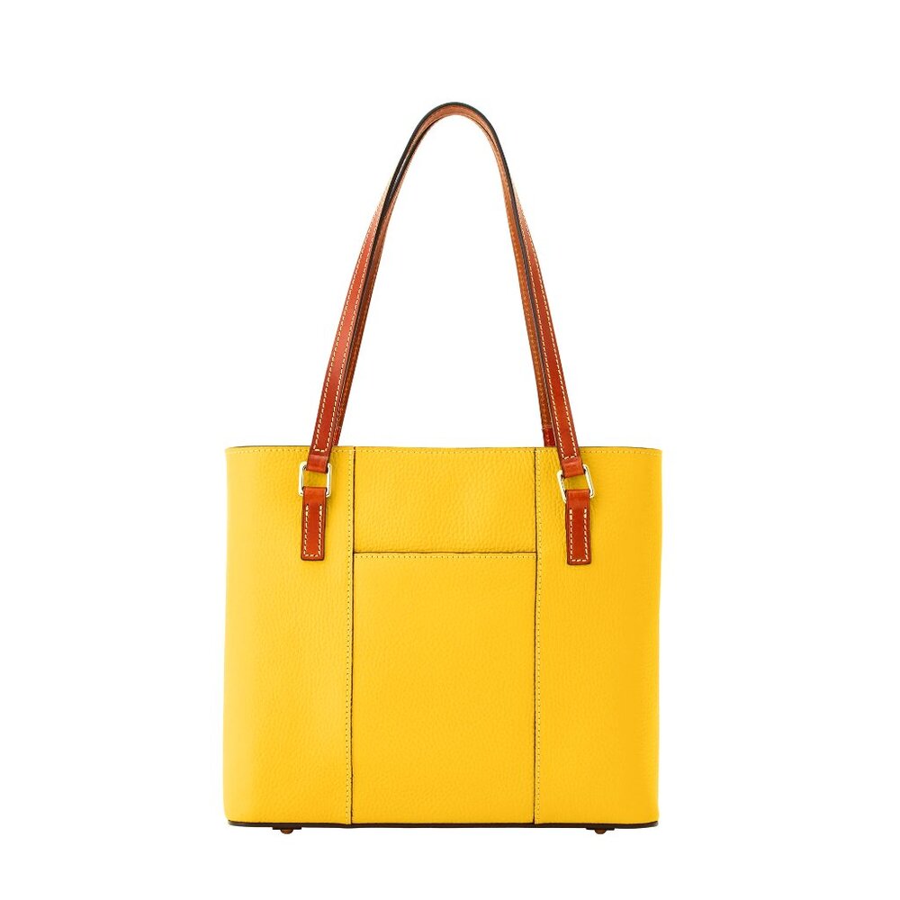 Dooney & Bourke Pebble Grain Small Lexington Tote - Mustard - Picture 2 of 6